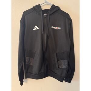 Arkanas State Basketball black adidas hoodie men's medium front zip